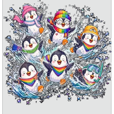 Logo Pingüinos LGTB